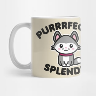 Perfectly Splendid Kawaii Cat Mug